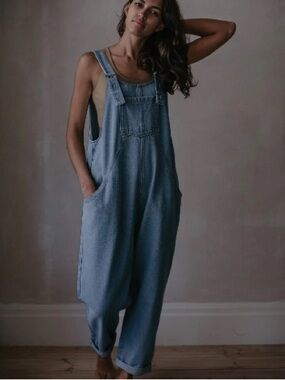 The Simple Folk - The Oversized Denim Dungaree